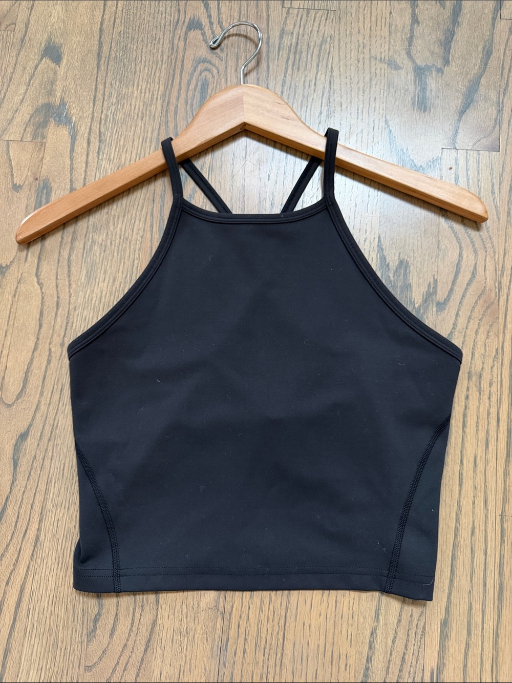 lululemon athletica Black High-Neck Cropped Tank